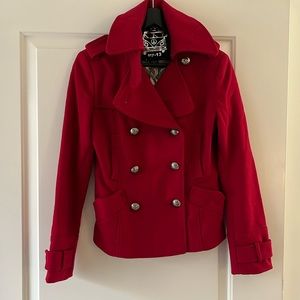 Millard Fillmore Red Wool Coat